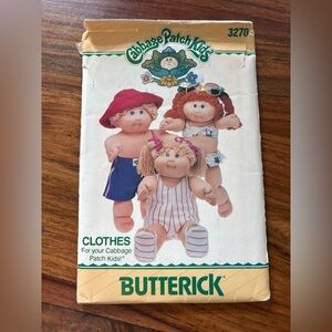 BUNDLE & SAVE : BUTTERICK Pattern 3270 - Cabbage Patch Clothes / Bathing Suits